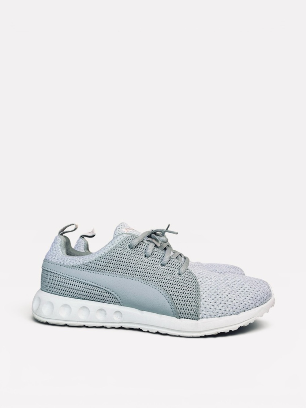 Puma Carson Runner Knit Sneakers Shoes Lightweight Running Shoes Grey size 9.5 - Picture 6 of 15
